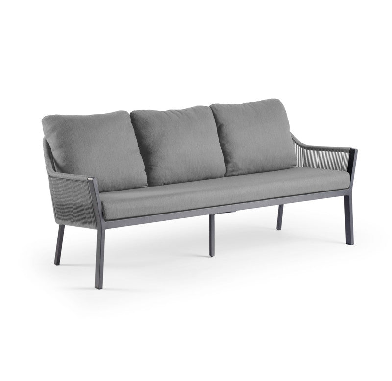 Tierra Outdoor Loungebank 3-zits Liv charcoal