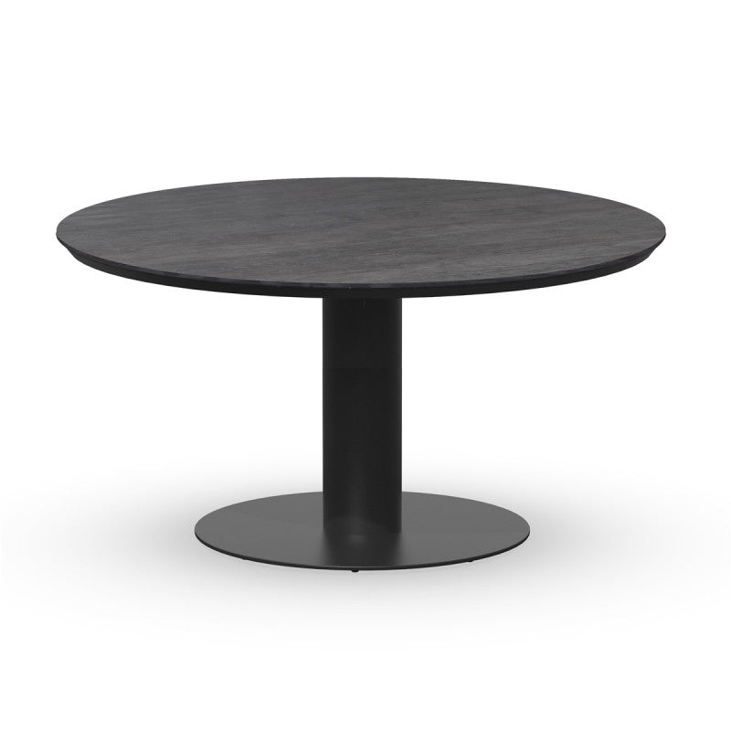 Tierra Outdoor Morena Low Diningtafel Trespa forest grey Ø150cm charcoal