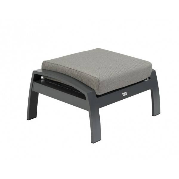 Tierra Outdoor Hocker Valencia charcoal