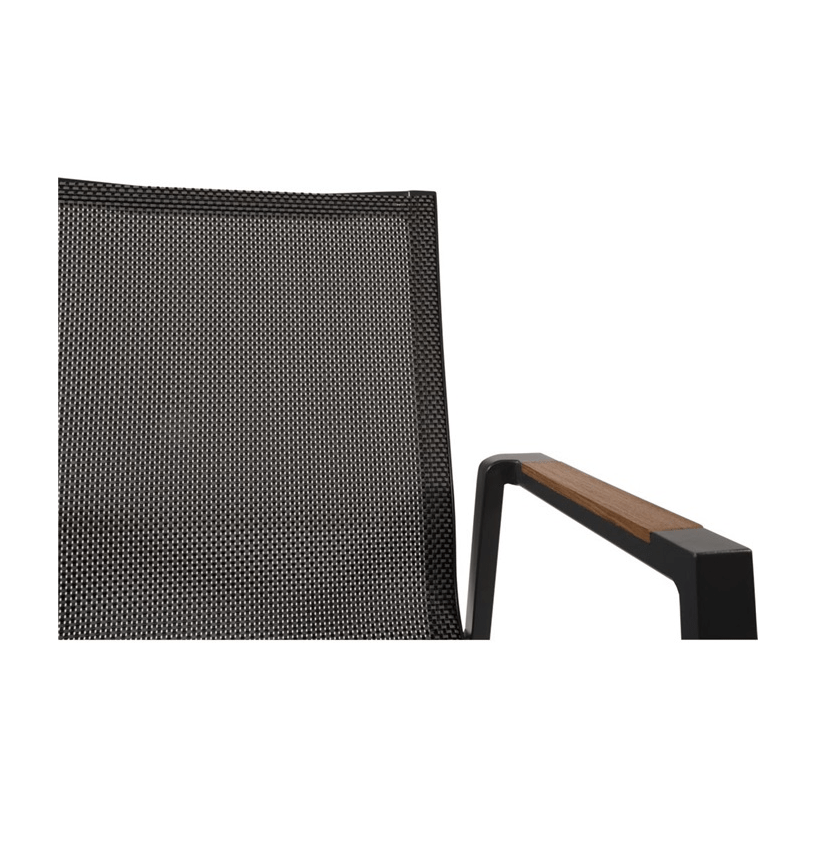 Lesli Living Stapelstoel Tarragona teak negro