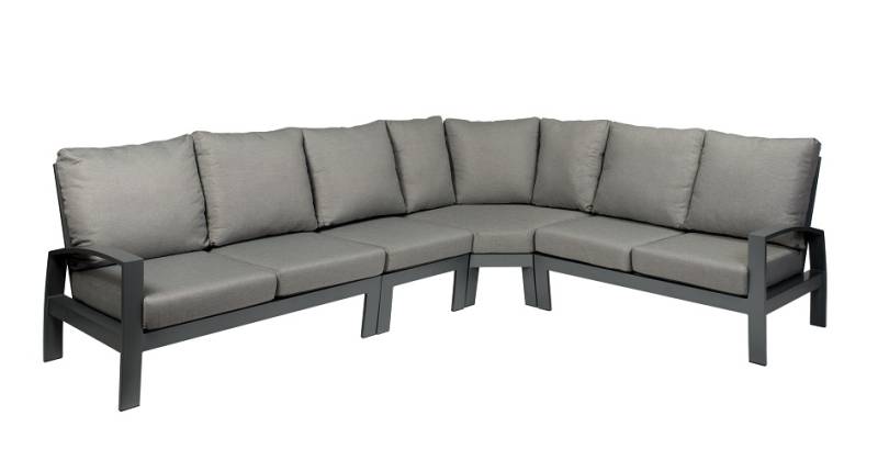 Tierra Outdoor valencia loungehoek 4-delig charcoal