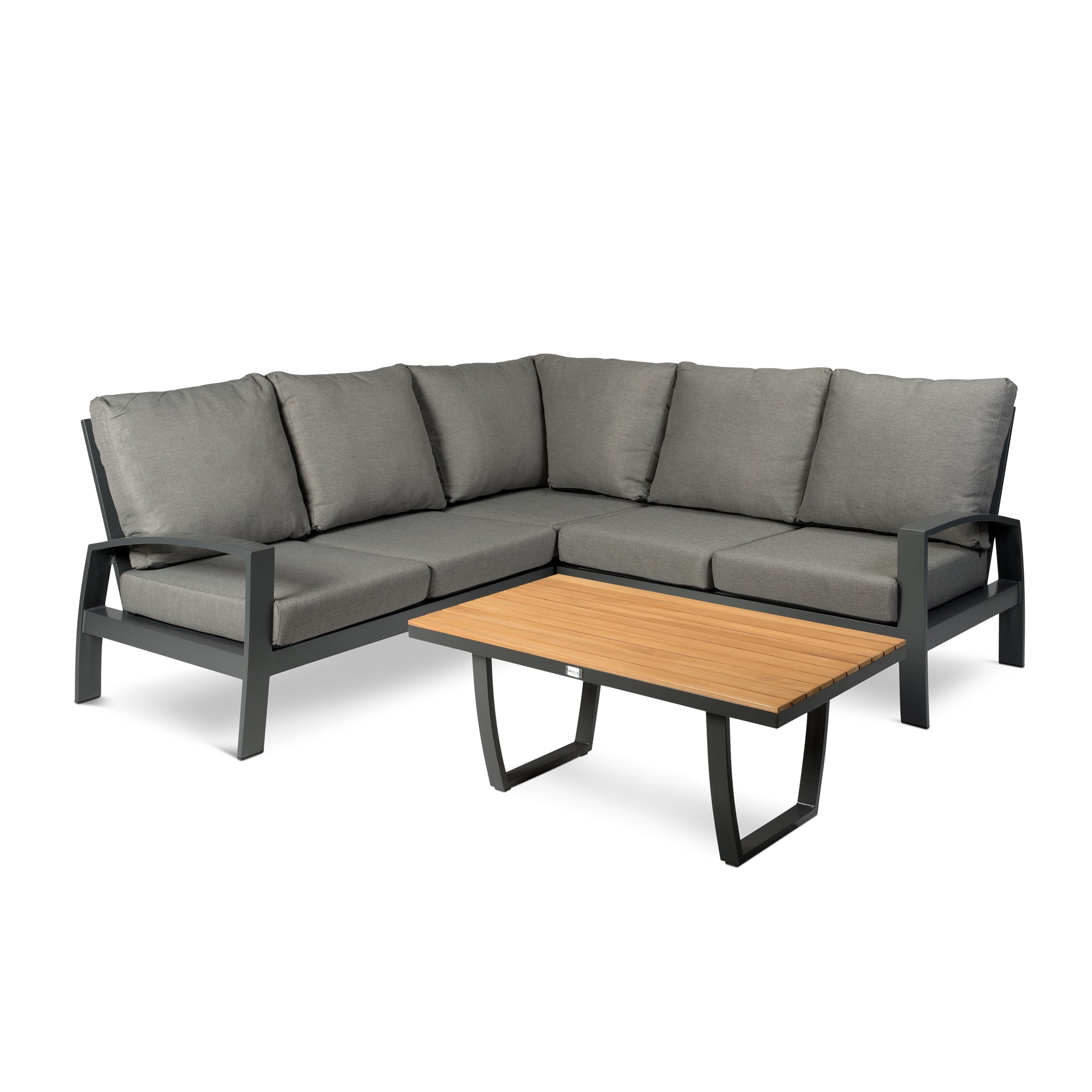 Tierra Outdoor valencia loungehoek 4-delig charcoal