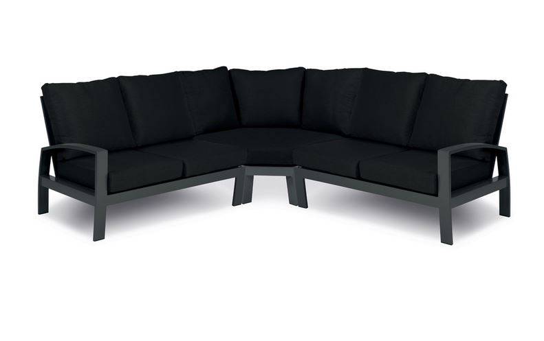 Tierra Outdoor valencia loungehoek 3-delig black