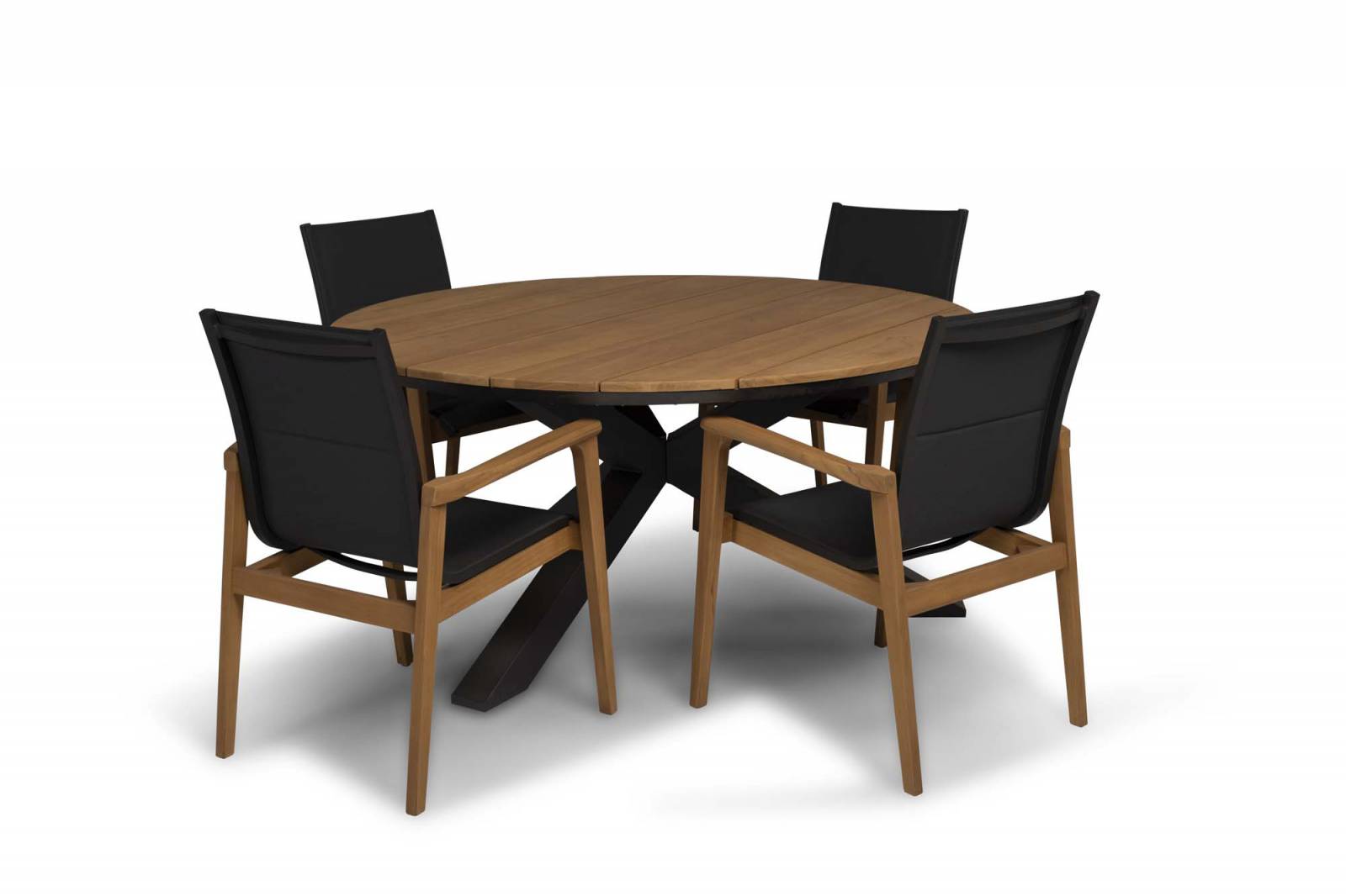 Tierra Outdoor Diningset Avero-Oribtal Ø120cm 5-delig showmodel