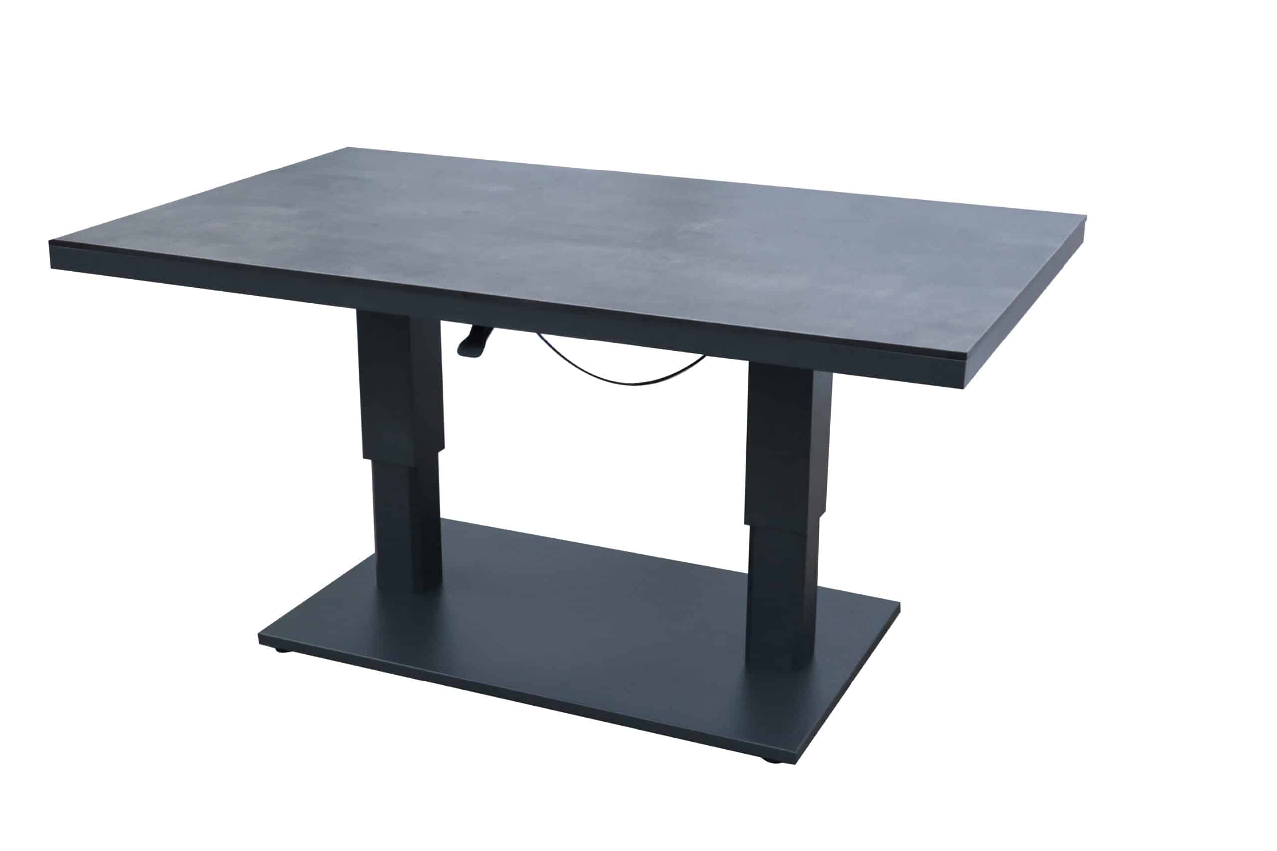 Sens-line Loungetafel verstelbaar Castello HPL antraciet 150x90cm