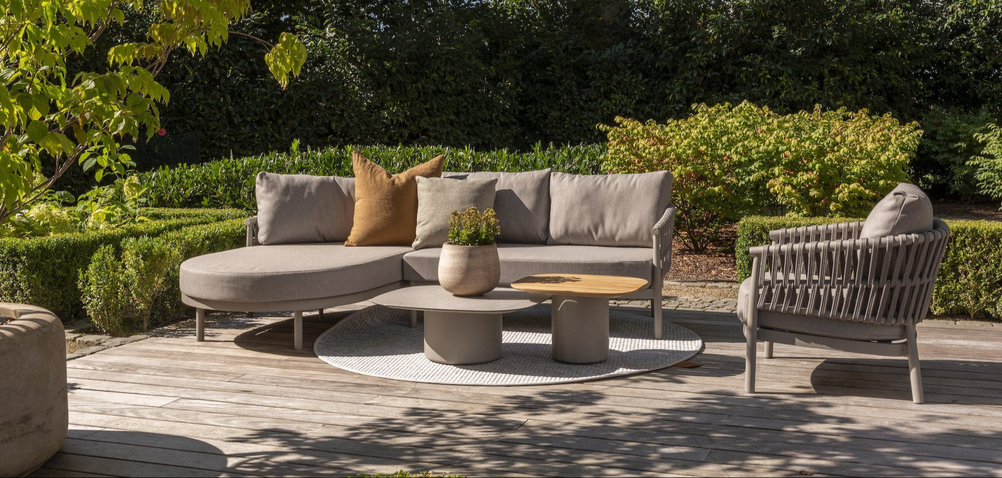 Taste 4SO Catalana chaise lounge loungeset 5-delig cloud