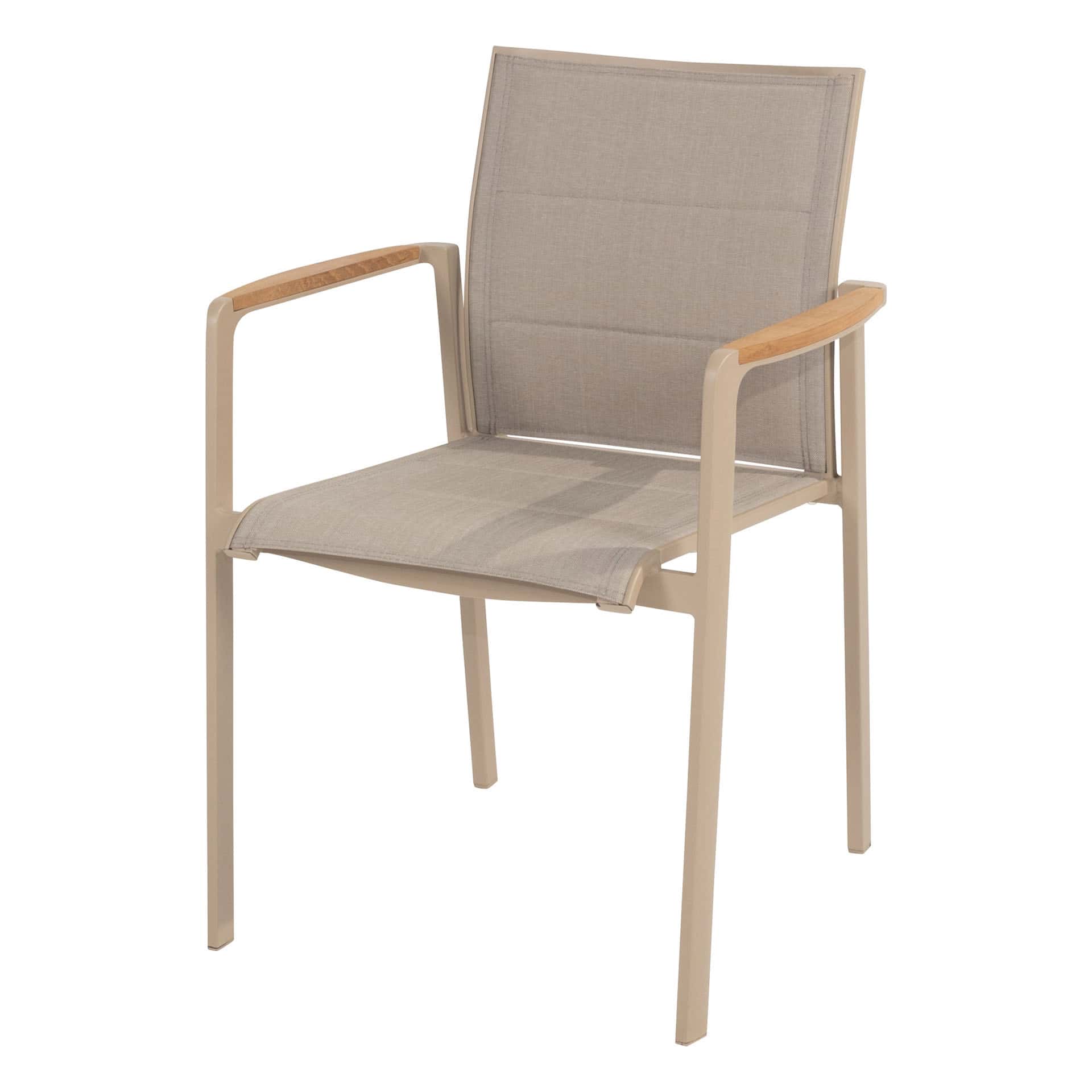 Taste 4SO Stapelstoel Cortina latte