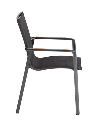 Kettler Stapelstoel Diamond antraciet