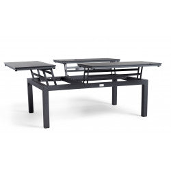 Tierra Outdoor Loungetafel Flip-up trespa forest grey 120x80cm