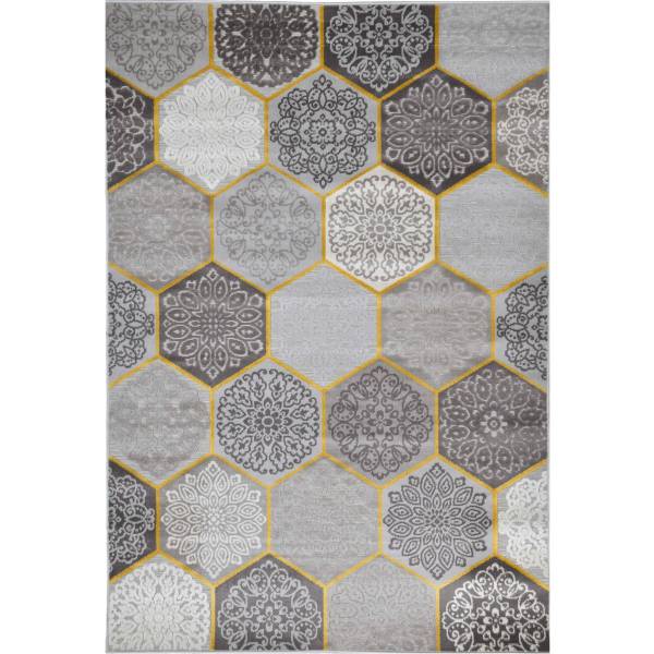 Garden Impressions Buitenkleed Hexagon oker 200x290cm