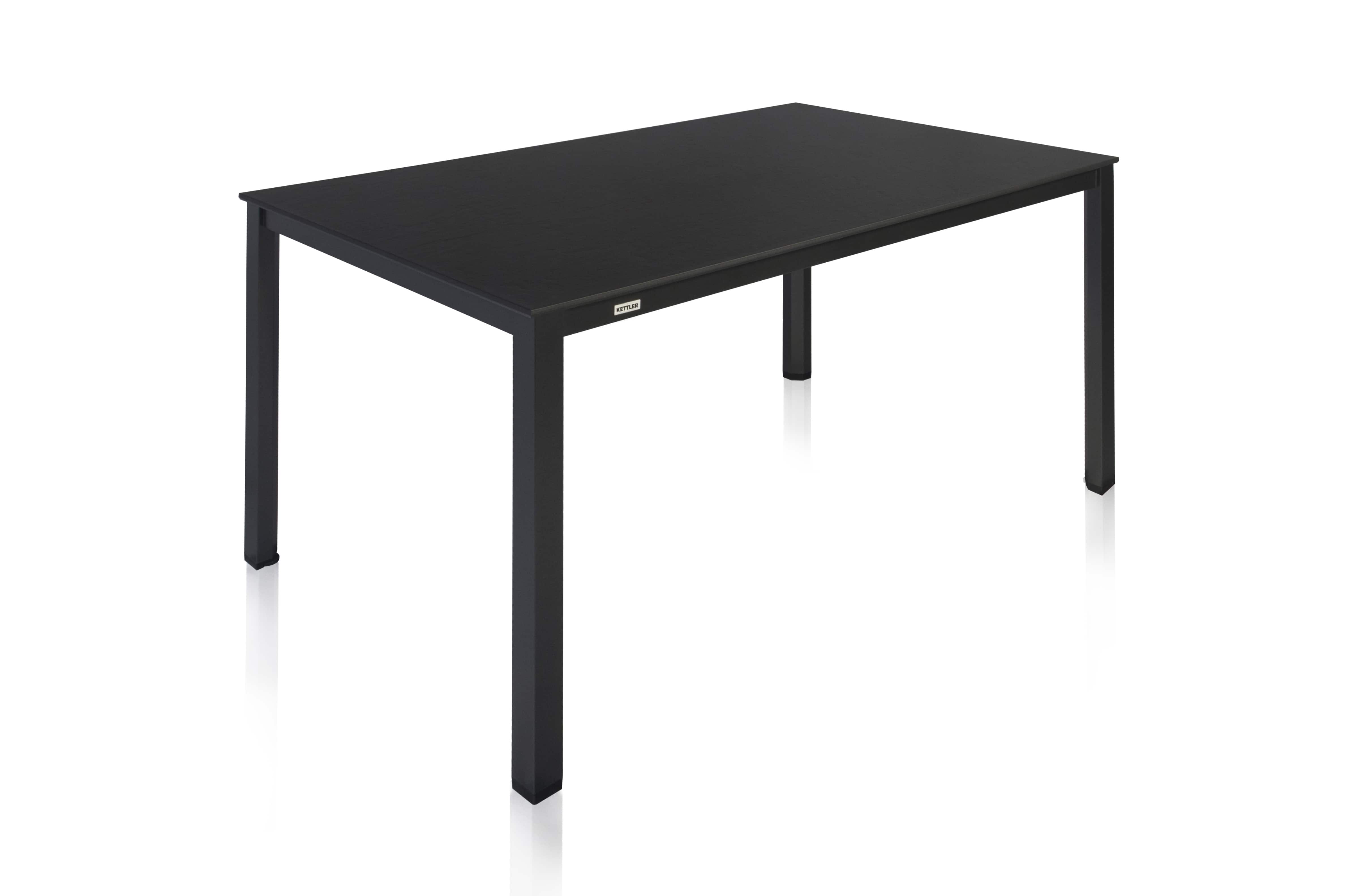 Kettler Diningtafel Cubic leisteen 160x95cm antraciet