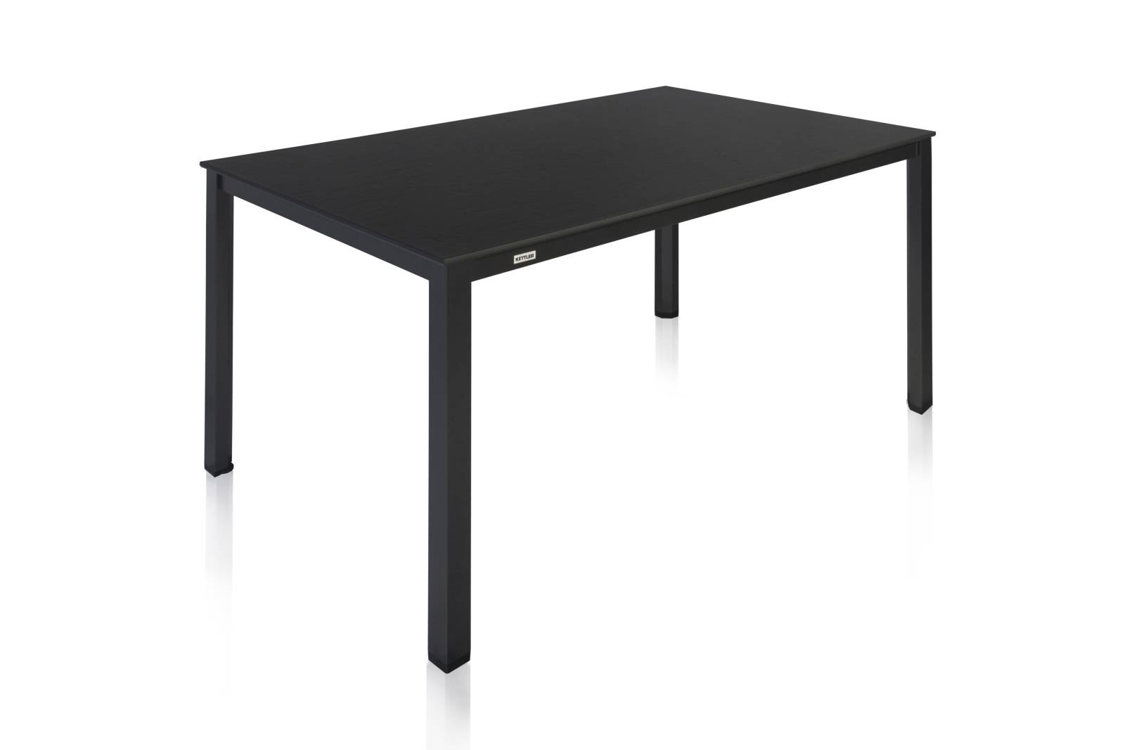 Kettler Diningset Legato standenstoel-Cubic leisteen 160x95cm 5-delig