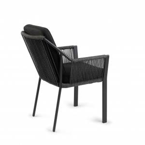 Tierra Outdoor Diningstoel Liv black