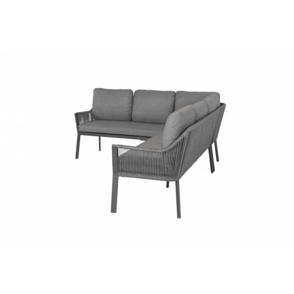 Tierra Outdoor Loungehoek Liv links charcoal