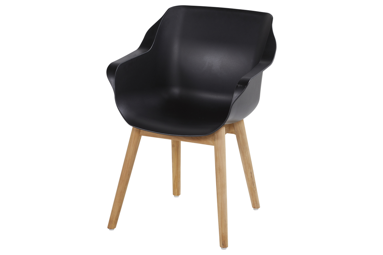 Hartman Sophie teak armchair teak-black
