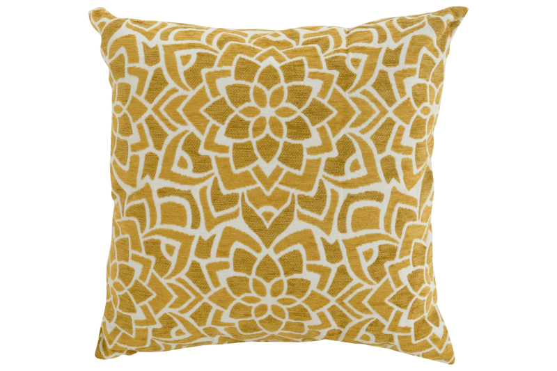 Hartman Lotus Yellow 45x45x16cm Sierkussen