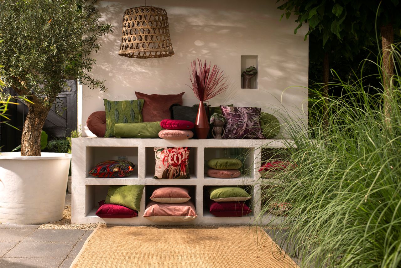 Hartman Cuba Pink 50x50x16cm Sierkussen