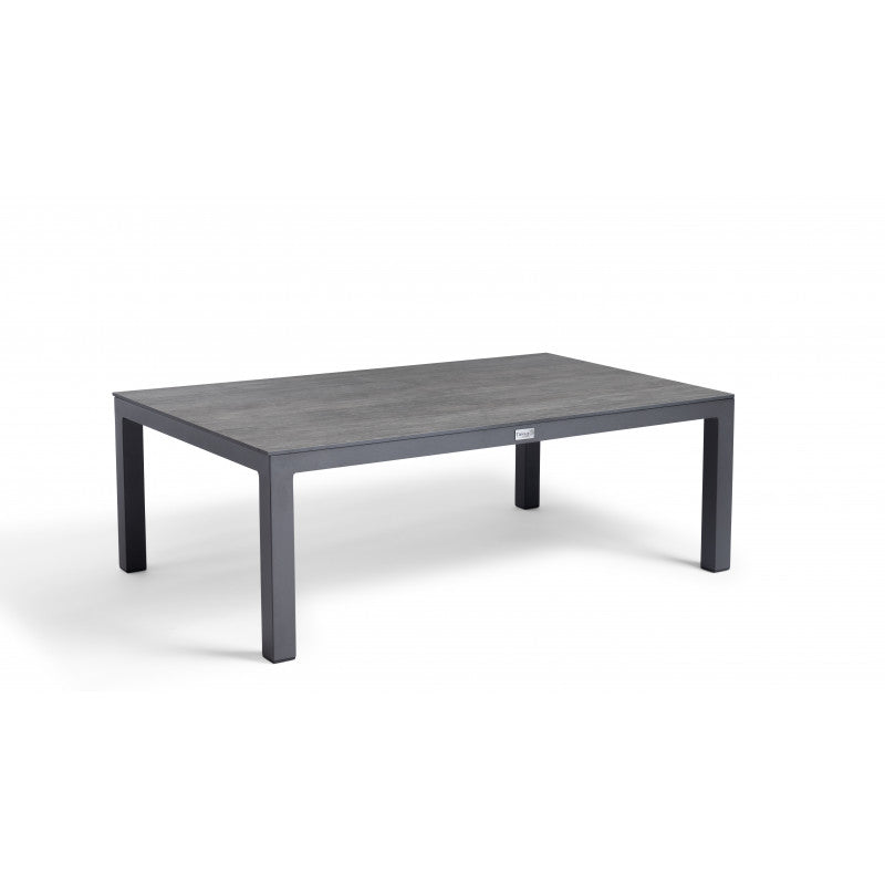 Tierra Outdoor Loungetafel Markos trespa forest grey 120x79x42cm