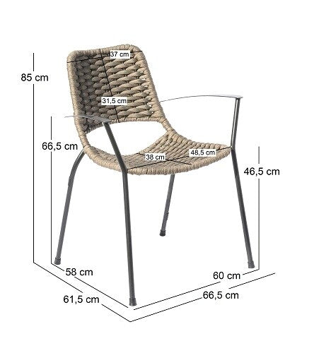 Kettler Stapelstoel Pavia rope