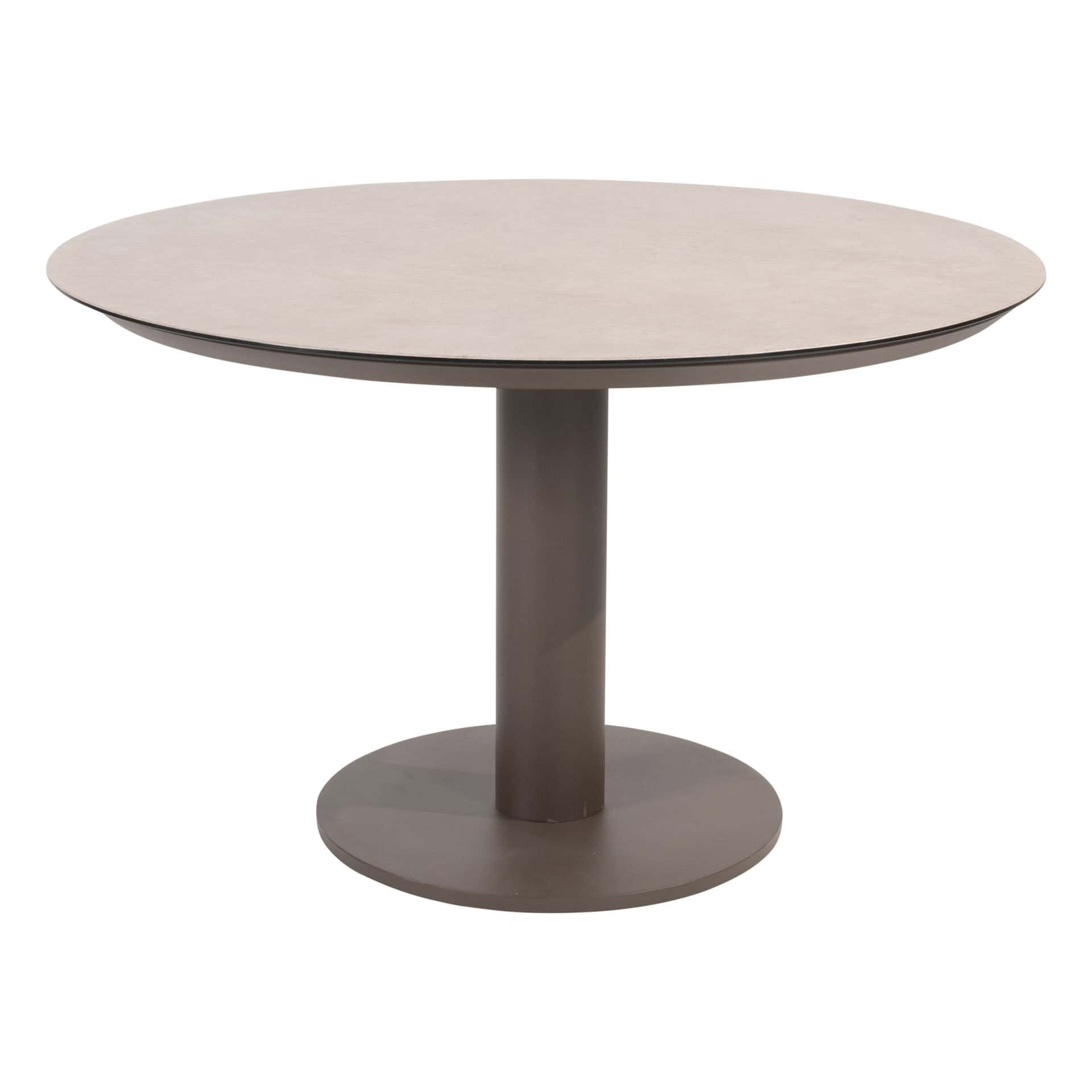 Taste 4SO Diningtafel Sarah Ø120 cm geprint keramiek terre