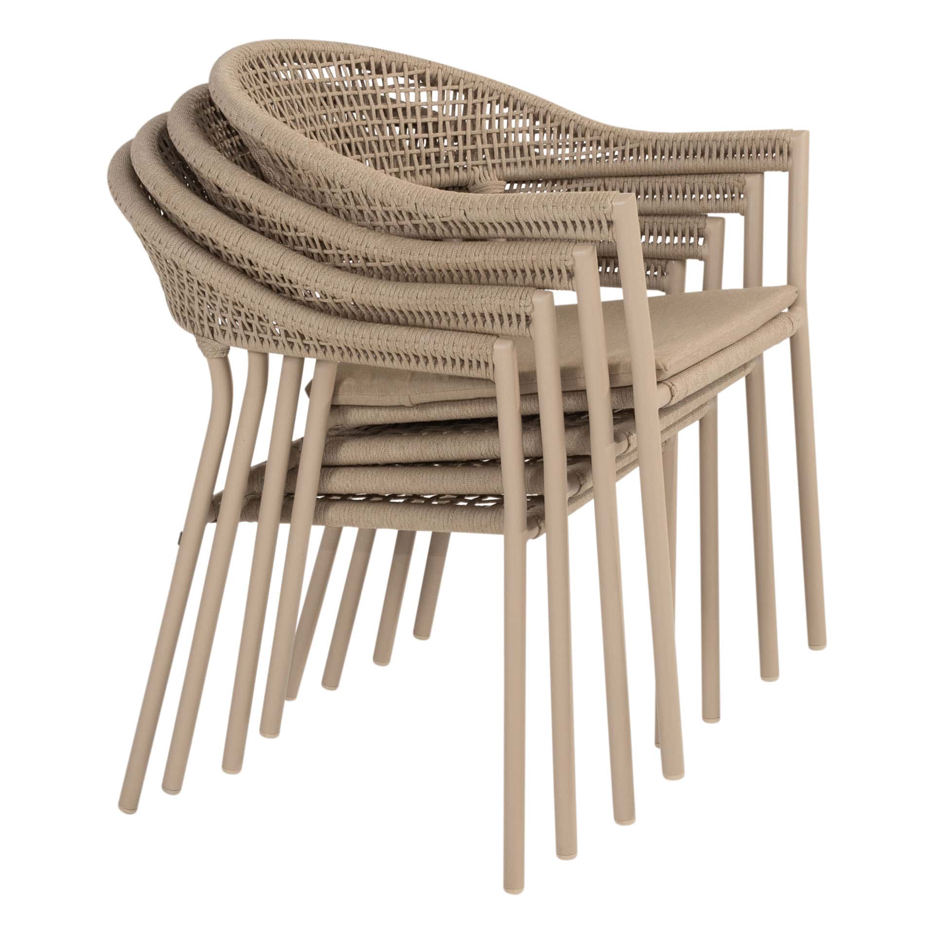 Taste 4SO Stapelstoel Sienna latte