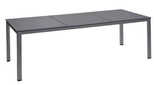 Kettler cubic leisteen 220x95cm diningtafel antraciet