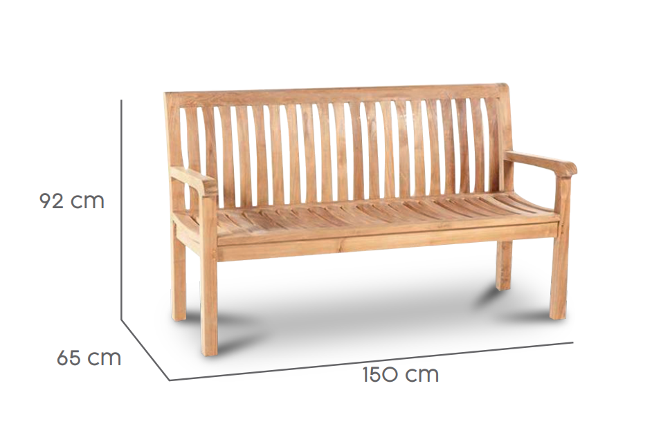 Tierra Outdoor Tuinbank Comfort teak 150cm