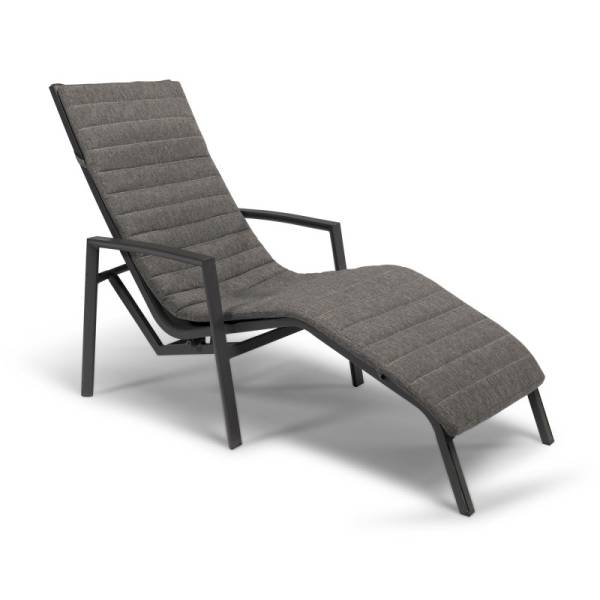 Tierra Outdoor Relaxstoel Wave antraciet