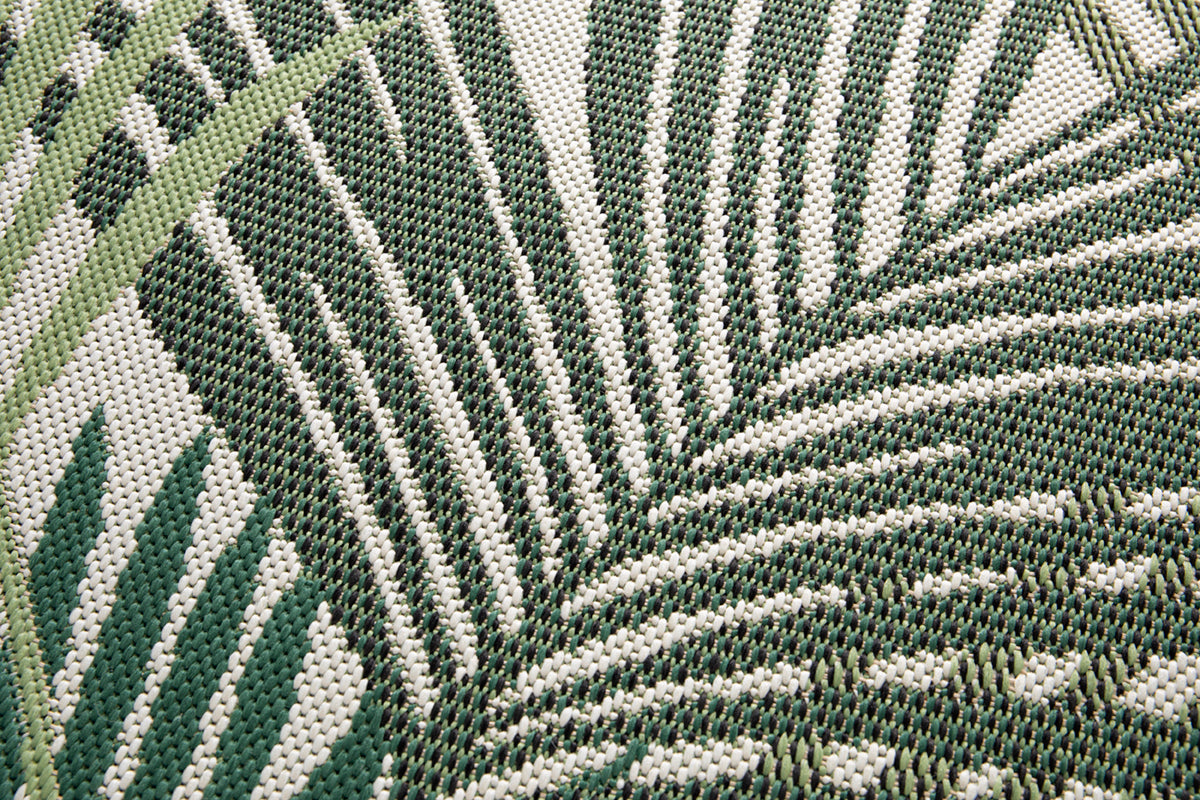 Garden Impressions Naturalis Buitenkleed Ø160 palm leaf