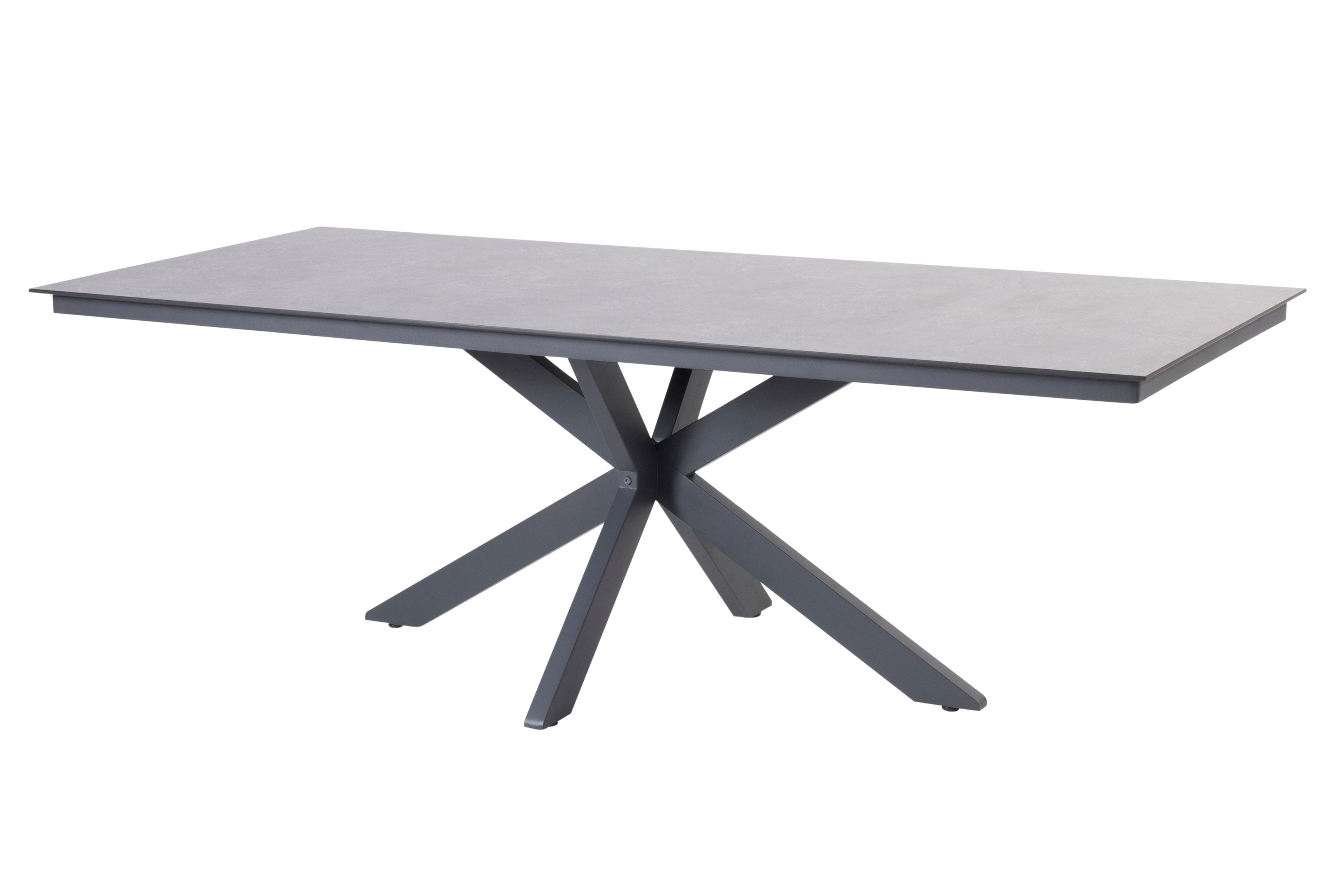 4 Seasons Outdoor Minerva diningtafel HPL dark grey 280x95cm