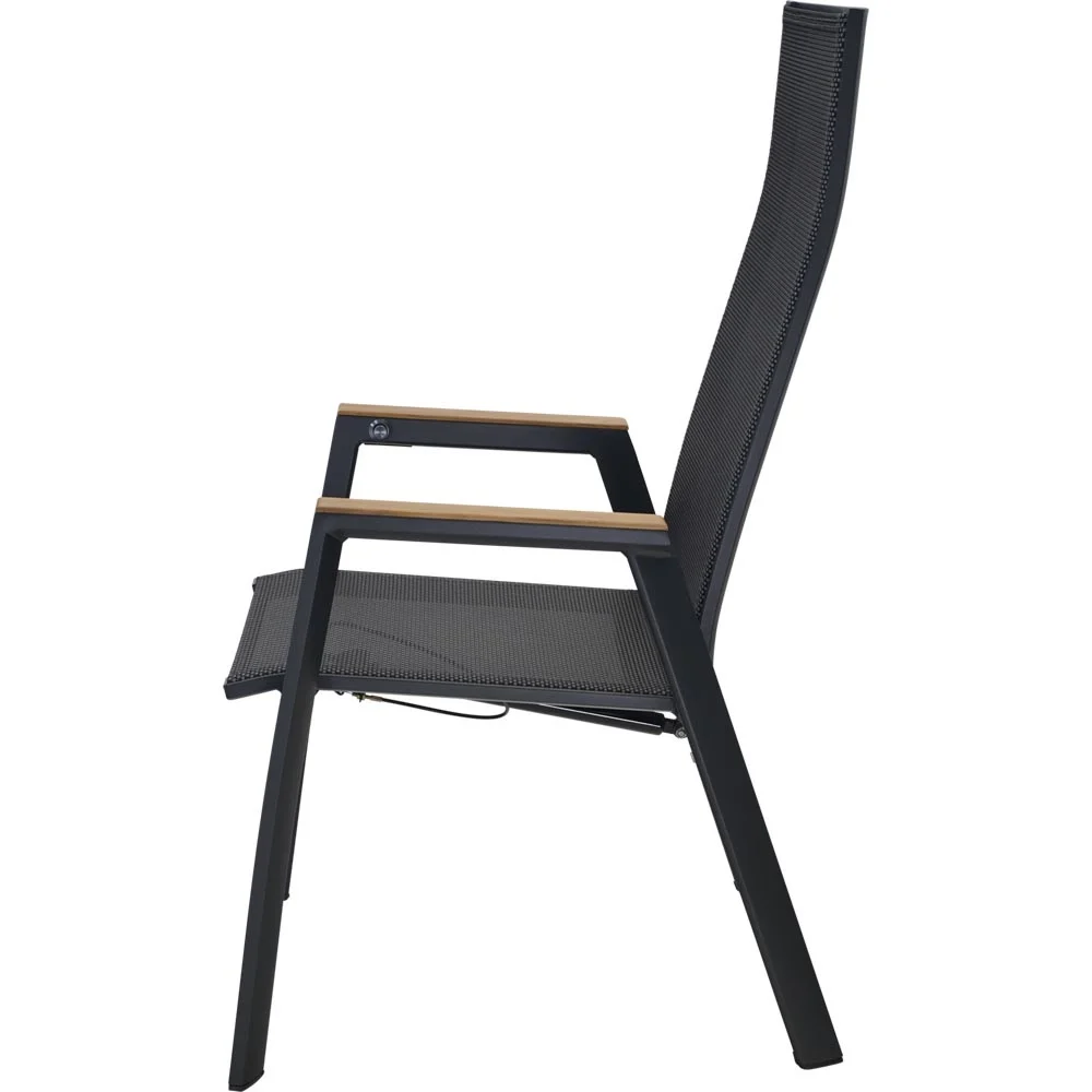 Lesli Living Standenstoel Amir Teak-Negro