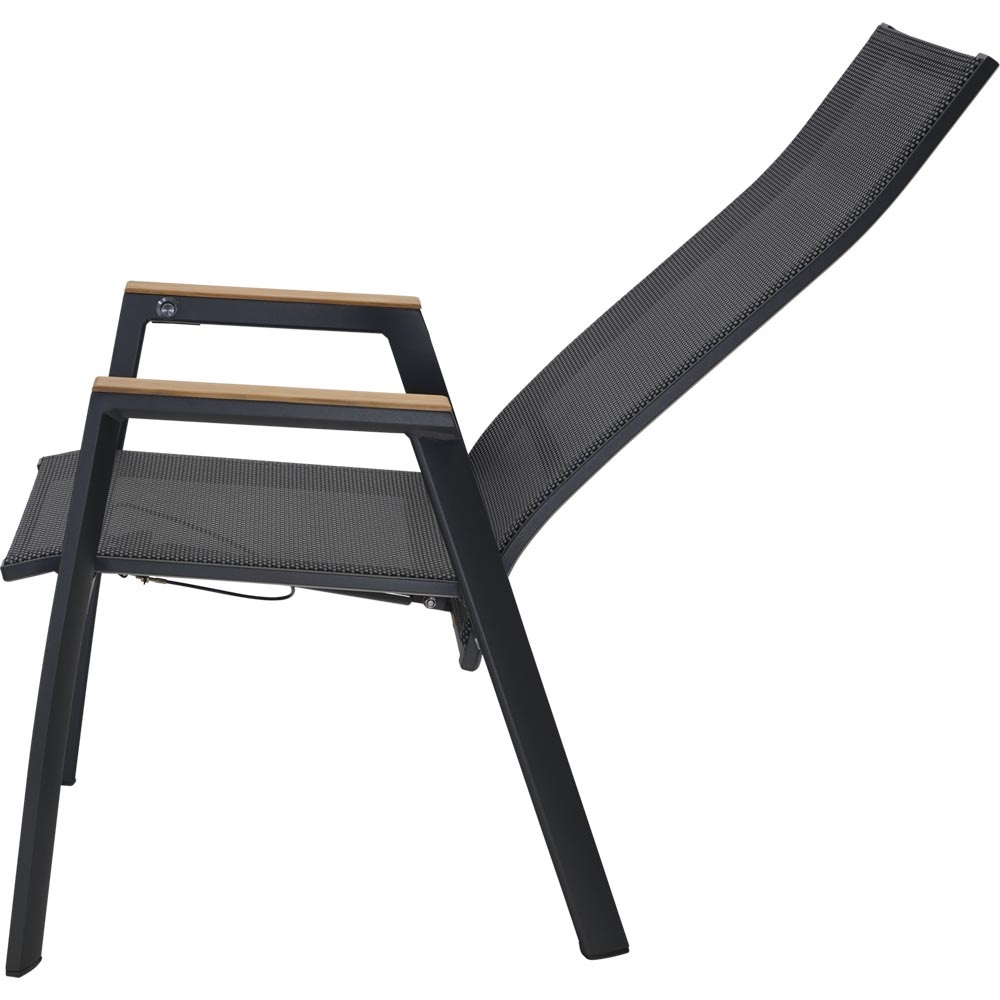 Lesli Living Standenstoel Amir Teak-Negro