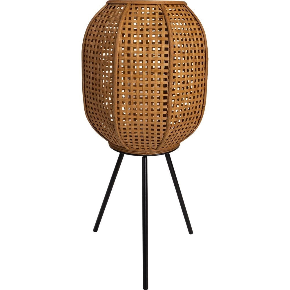 Lantaarn op voet Macy naturel, ø32x66cm