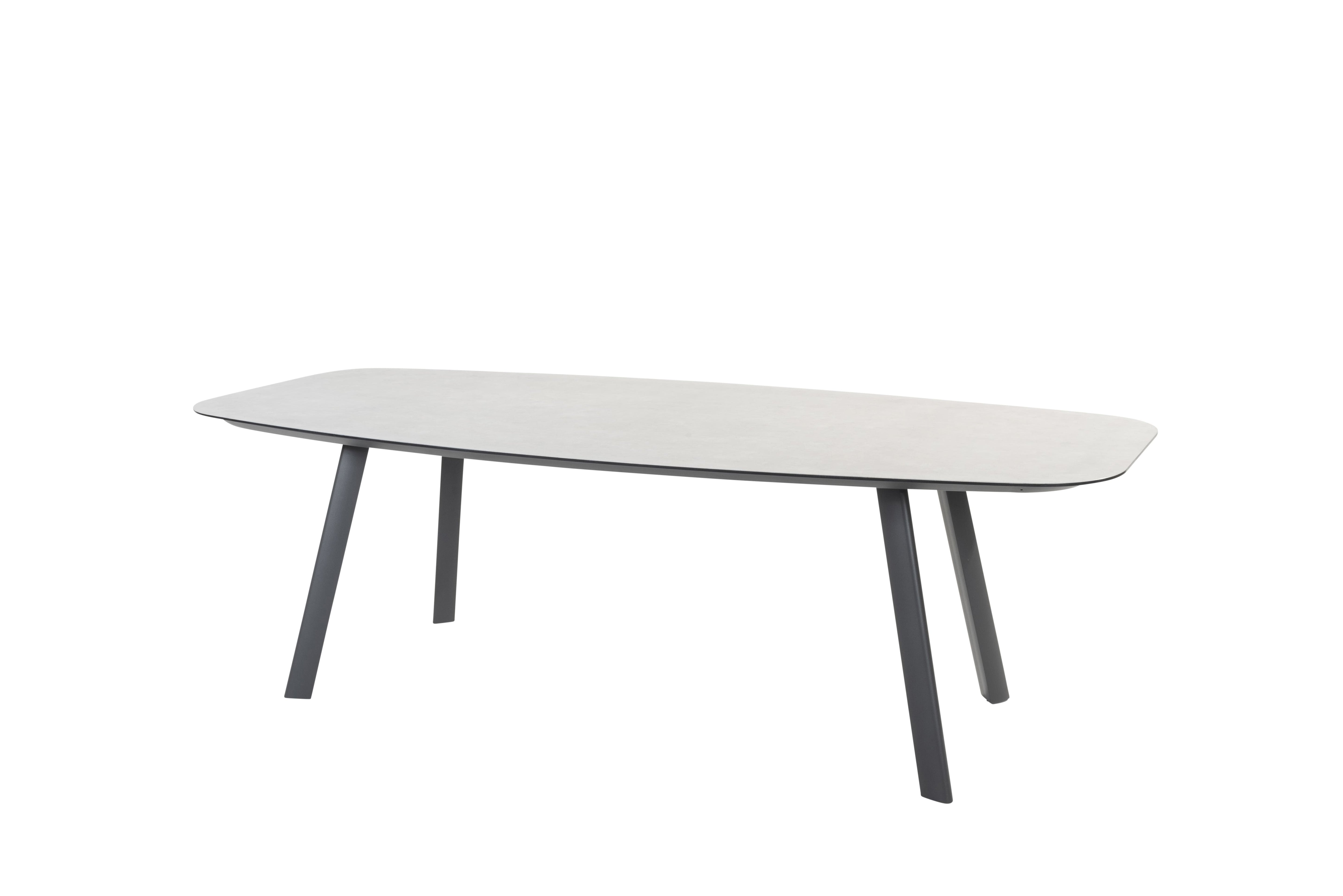 Taste 4SO Diningtafel Manolo 240x103cm geprint keramiek antraciet