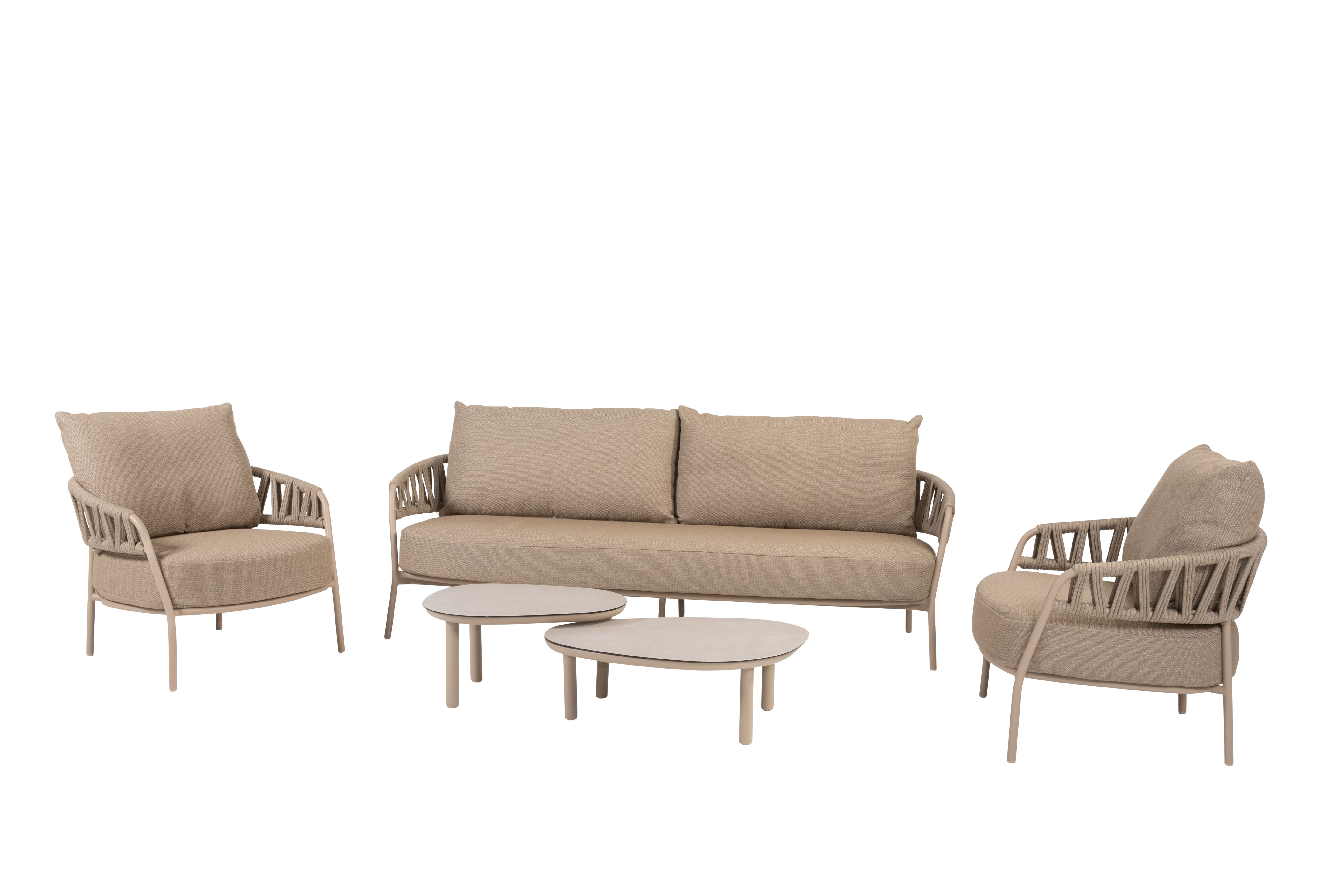 Taste 4SO Loungeset Calma latte 5-delig