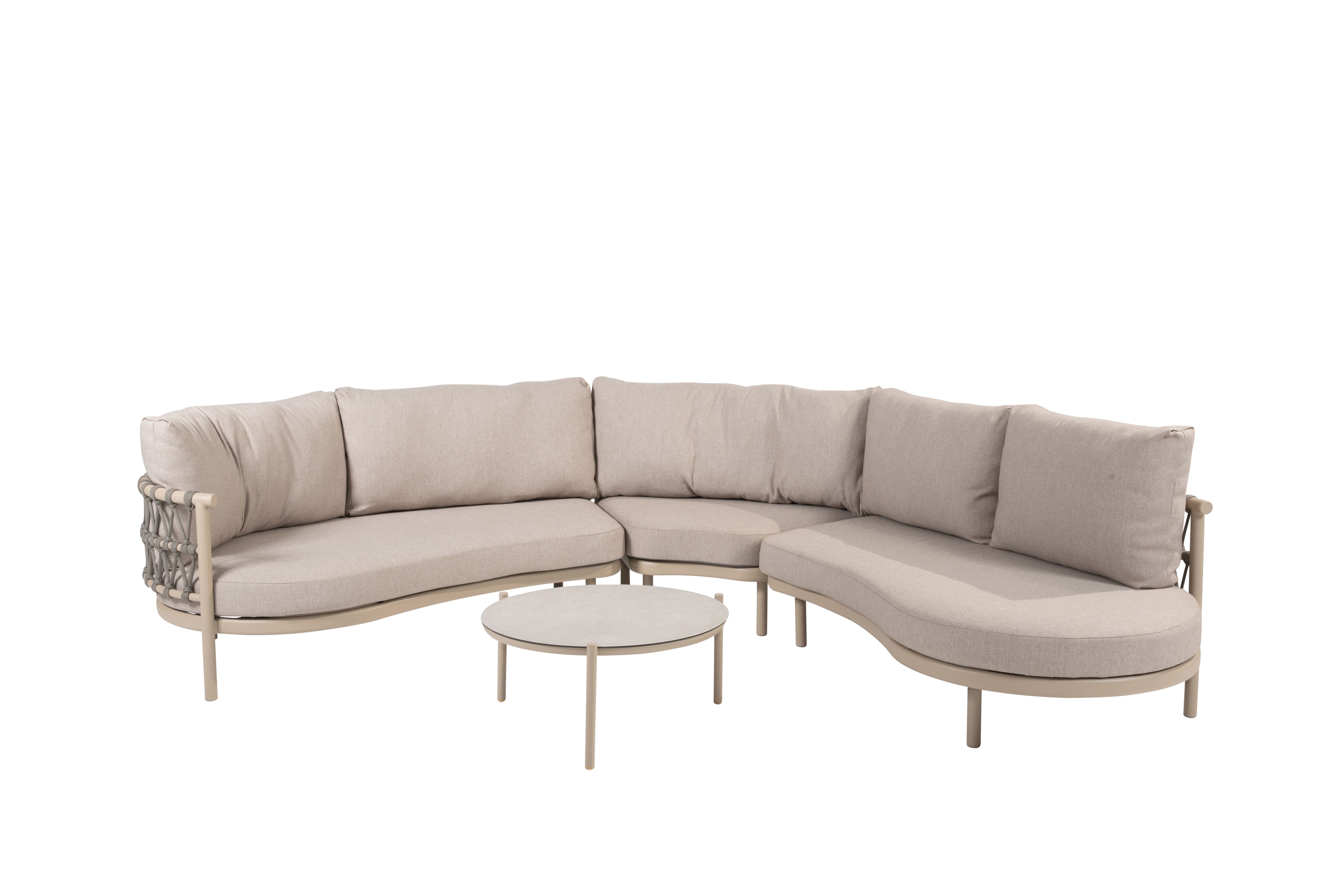 Taste 4SO Loungehoek piacenza latte 4-delig