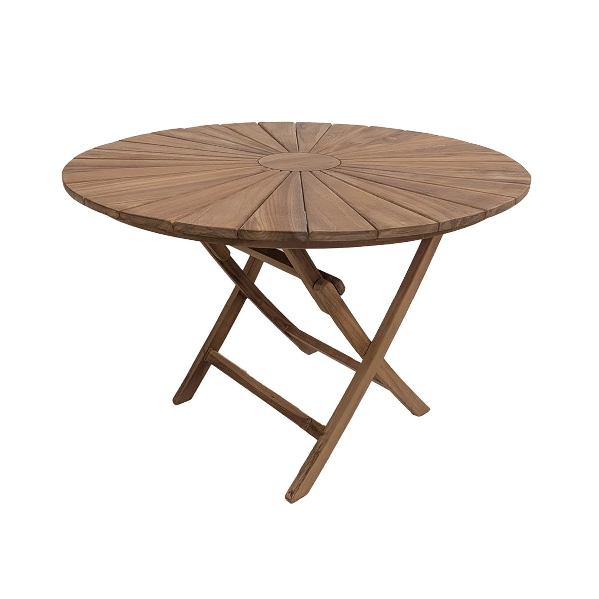 Jojo Living Klaptafel  Lombok teak Ø110cm