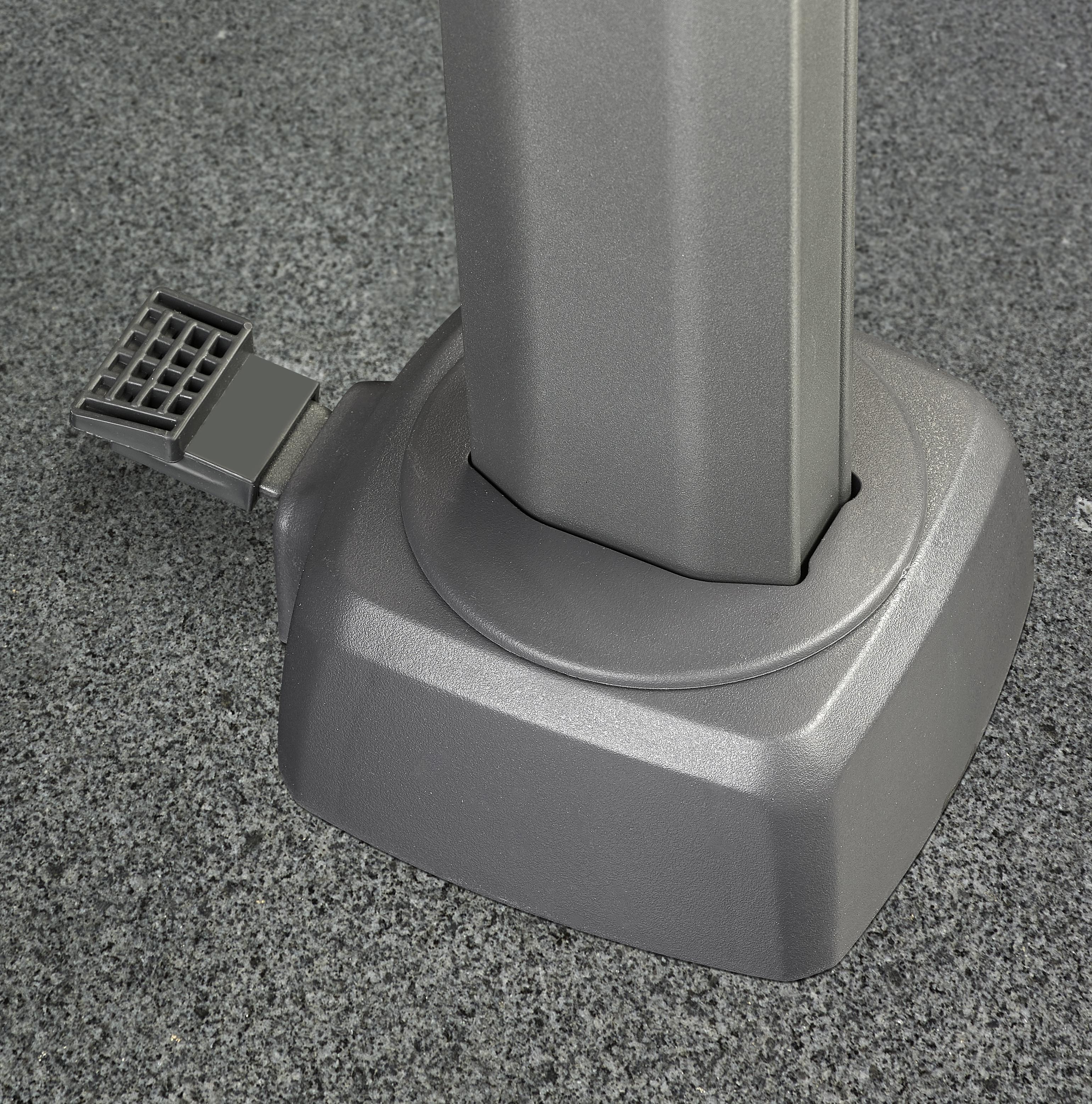 Platinum Zweefparasol Challenger T² Premium 350x260cm Antraciet/Champagne