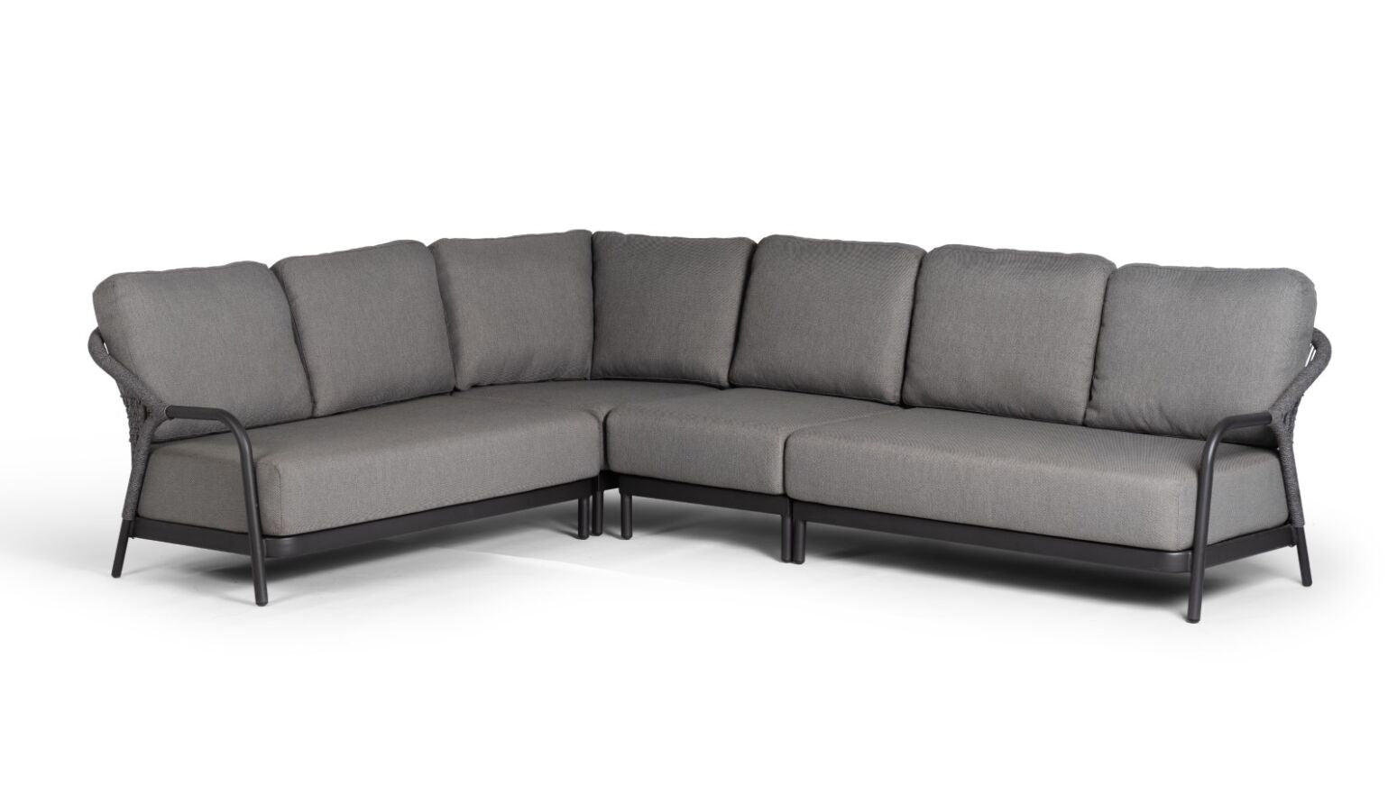 Tierra Outdoor Loungehoek Fiona 4-delig charcoal