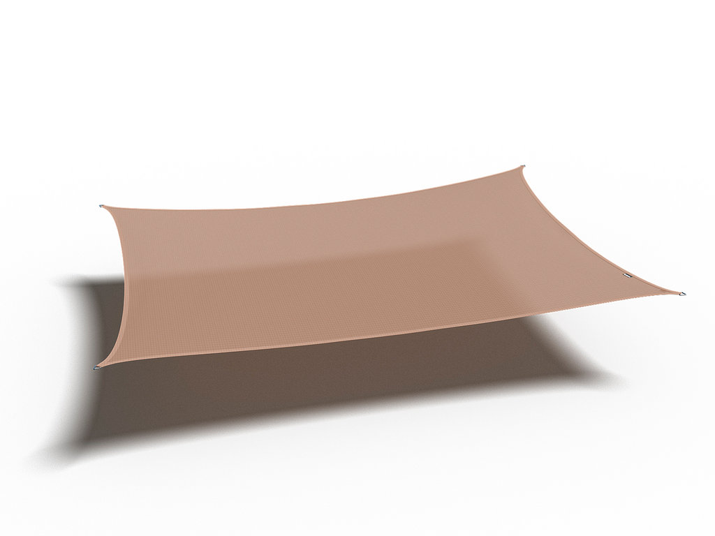 Coolfit Rechthoek 3,0 x 4,0 x 3,0 x 4,0m, Zand