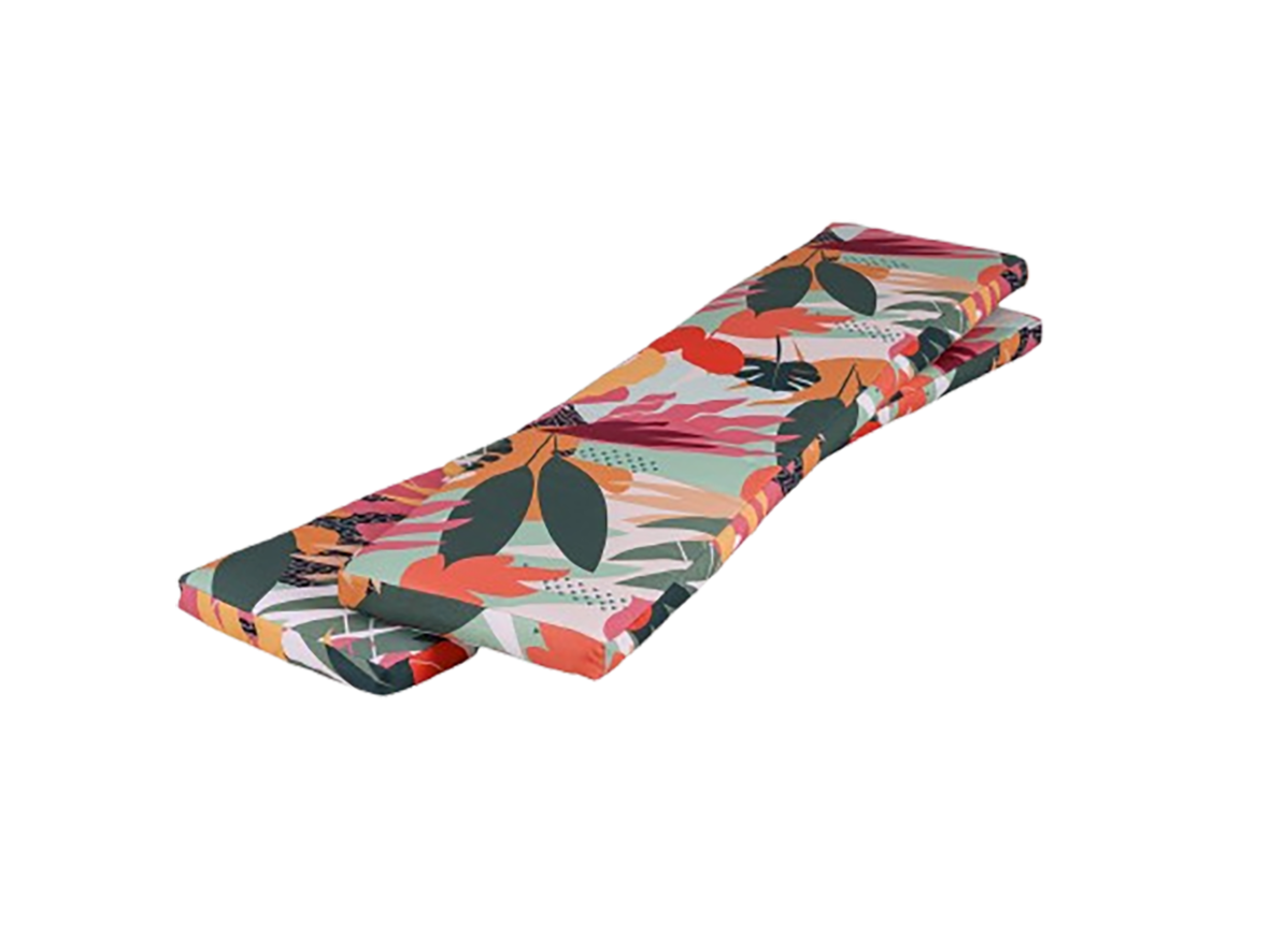 MaximaVida Vaiana picknicktafel kussen waterafstotend 200x30x4 cm 2 stuks