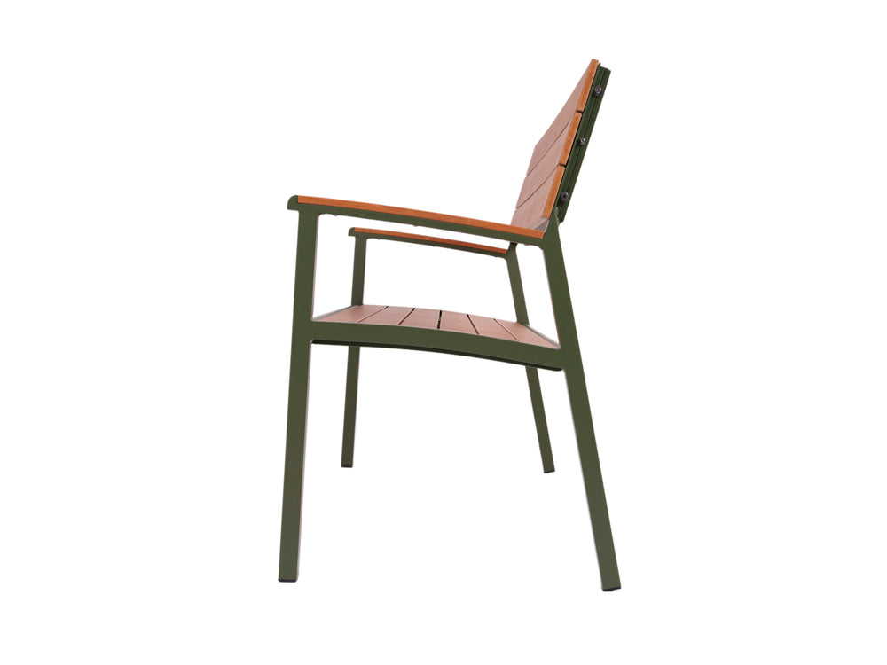 MaximaVida Bermuda tuinbank 120 cm olijfgroen
