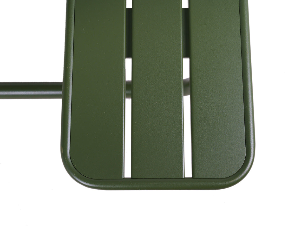 MaximaVida Max metalen picknicktafel 150 cm olijfgroen