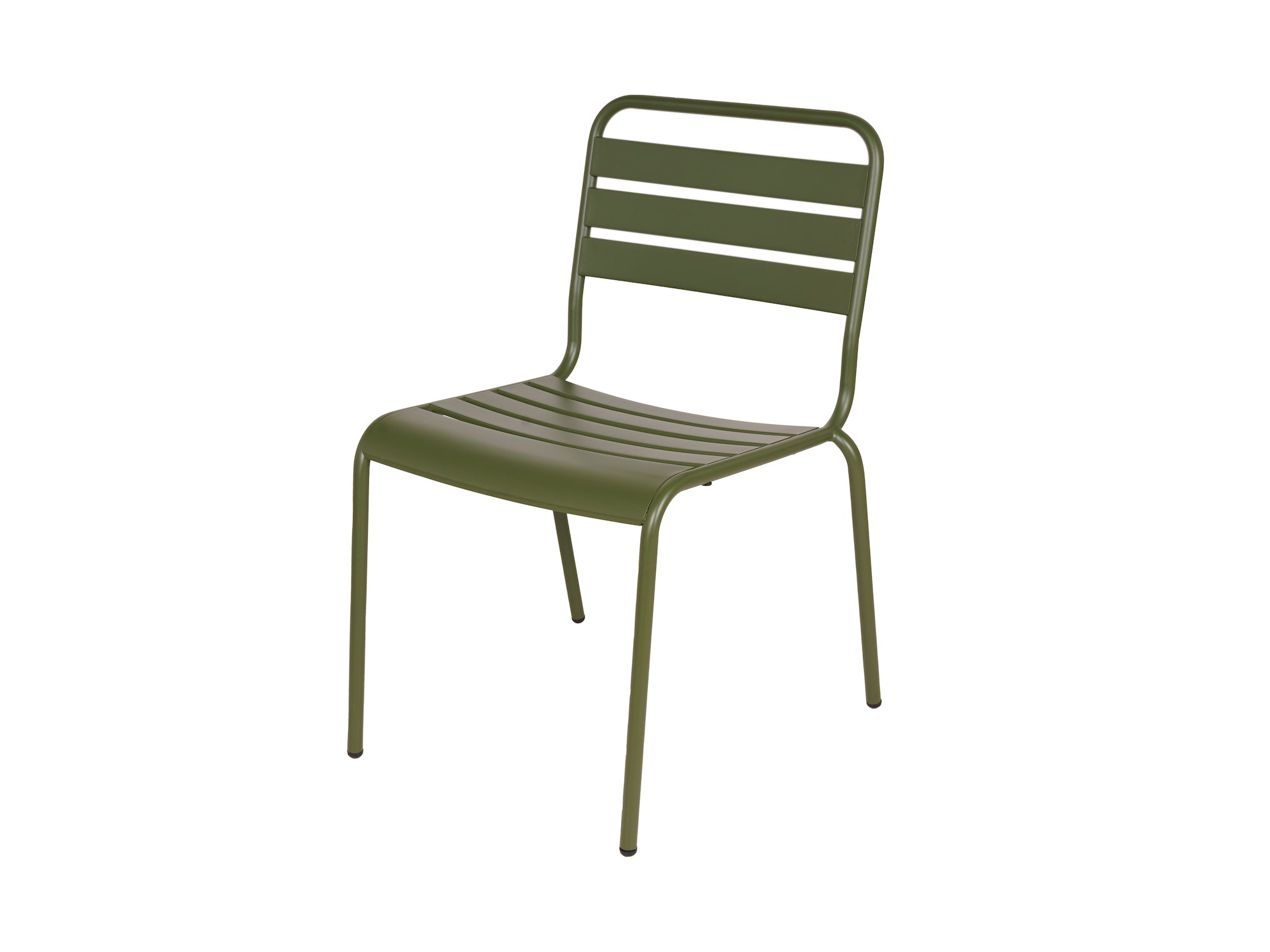 MaximaVida Max metalen tuinstoel olijfgroen 2 stuks