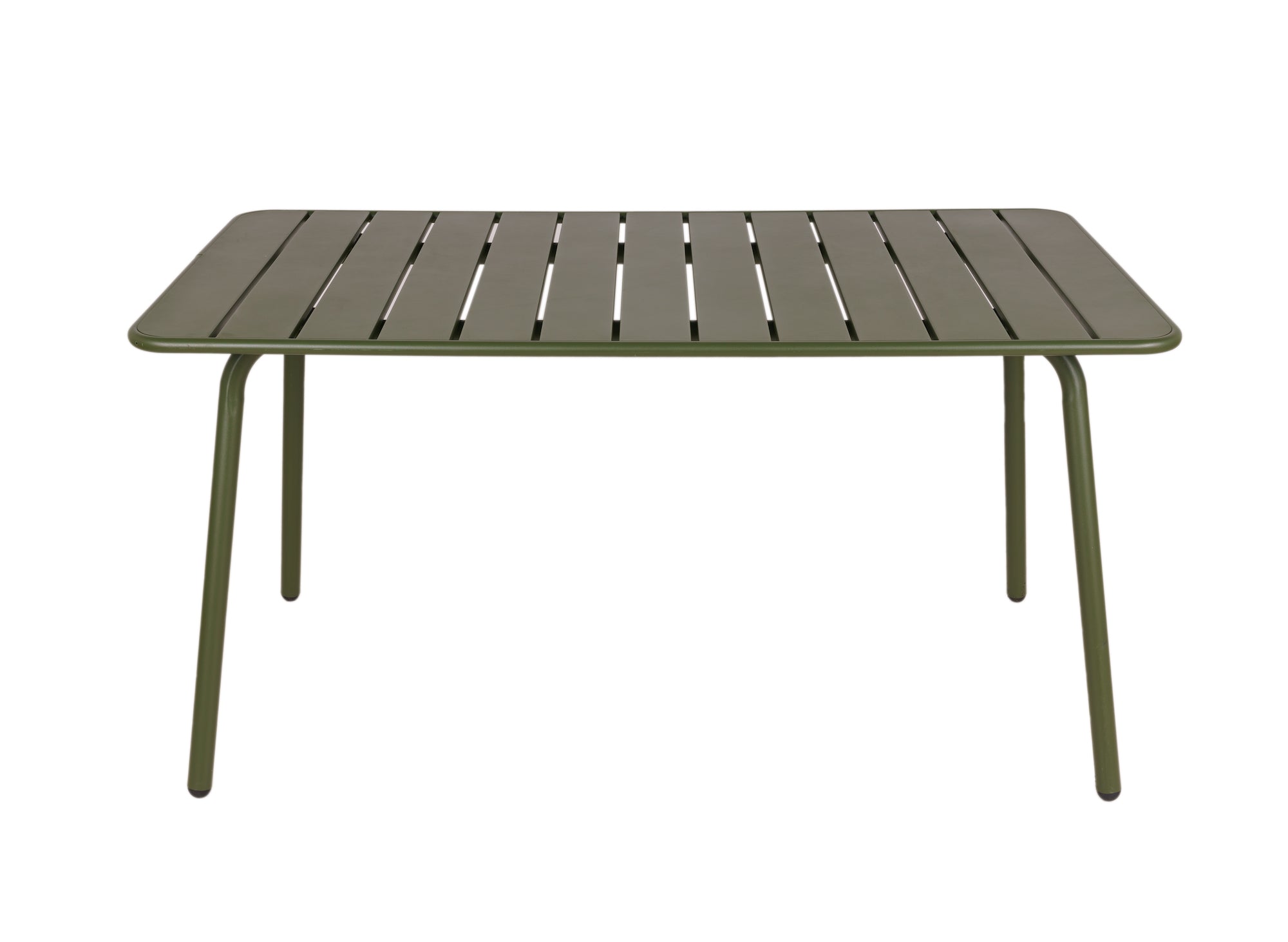 MaximaVida Max metalen tuintafel 150x80 cm olijfgroen