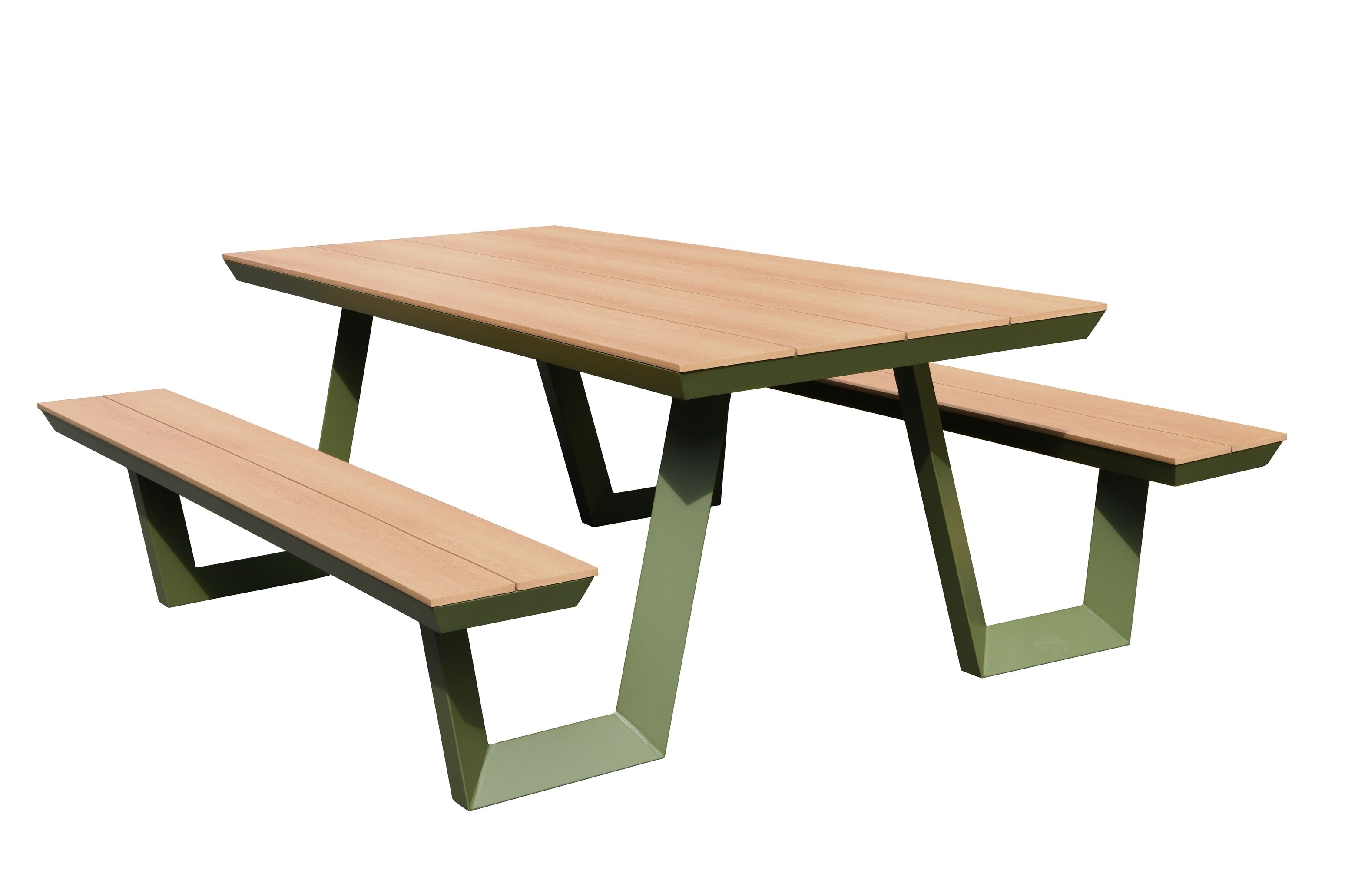 MaximaVida Bermuda picknicktafel 200 cm olijfgroen