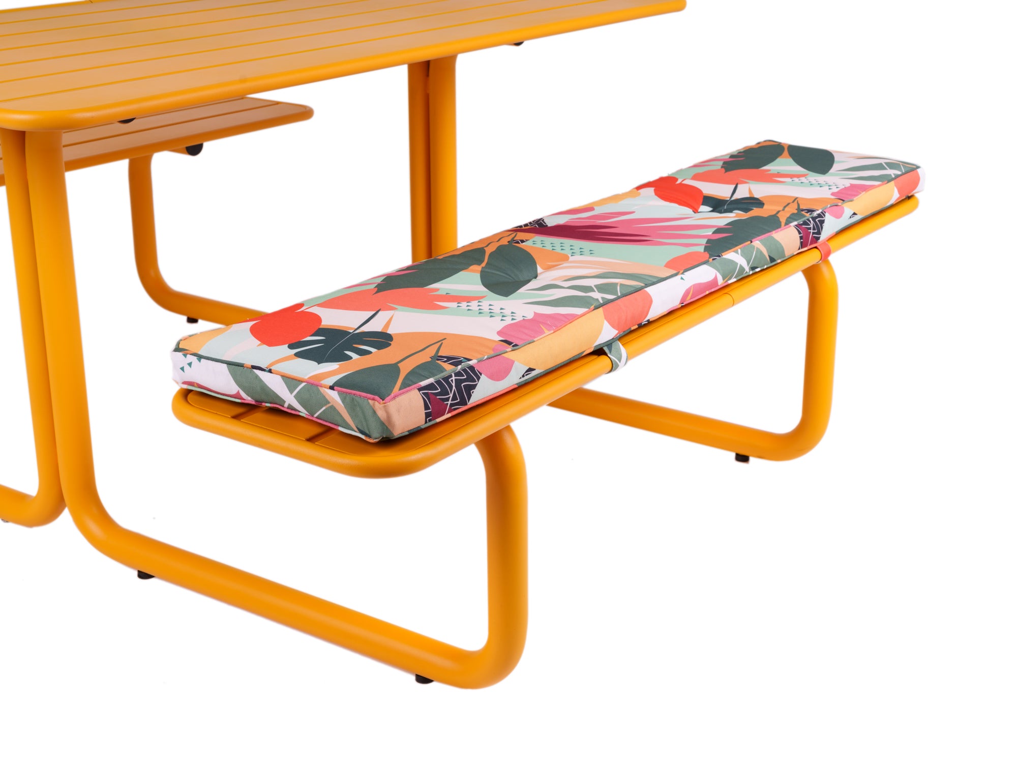 MaximaVida Vaiana picknicktafel kussen waterafstotend 200x30x4 cm 2 stuks