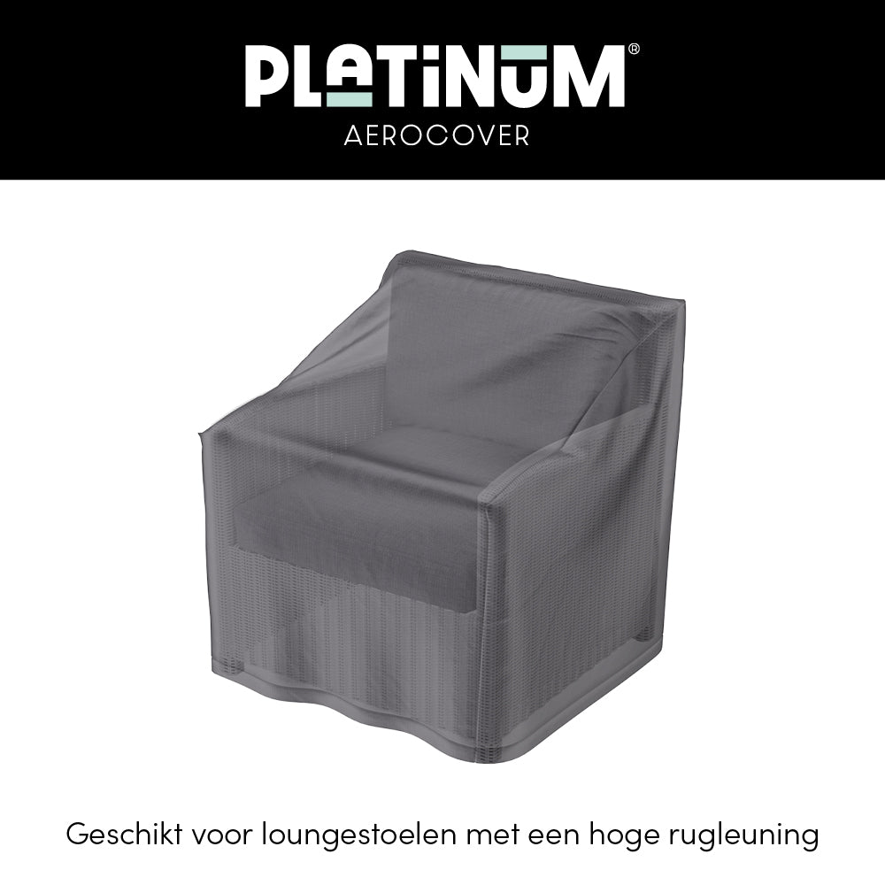 Platinum Loungestoelhoes hoge rug 75x78x65/90