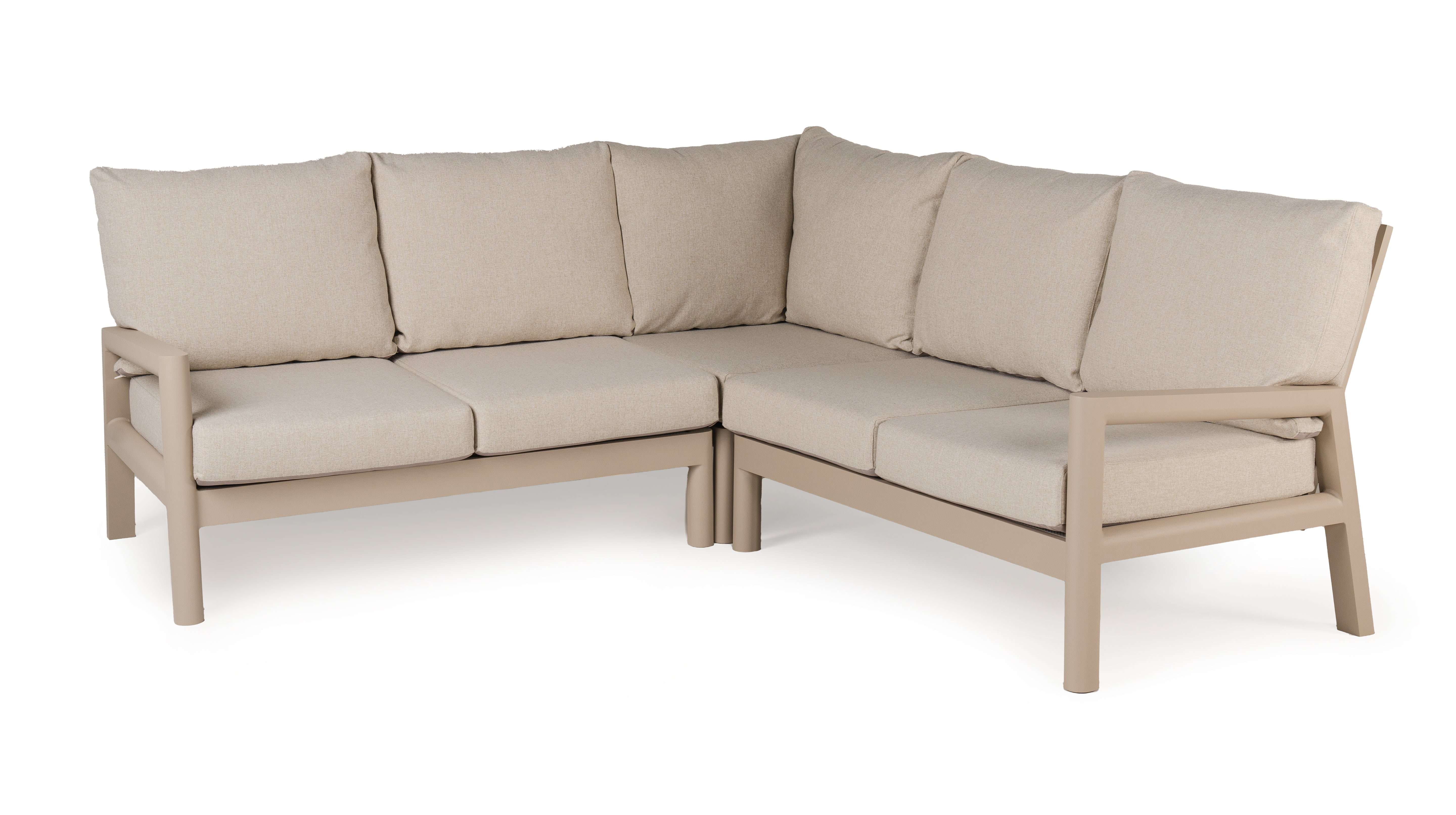 Tierra Outdoor Loungehoek Sevilla champagne 3-delig