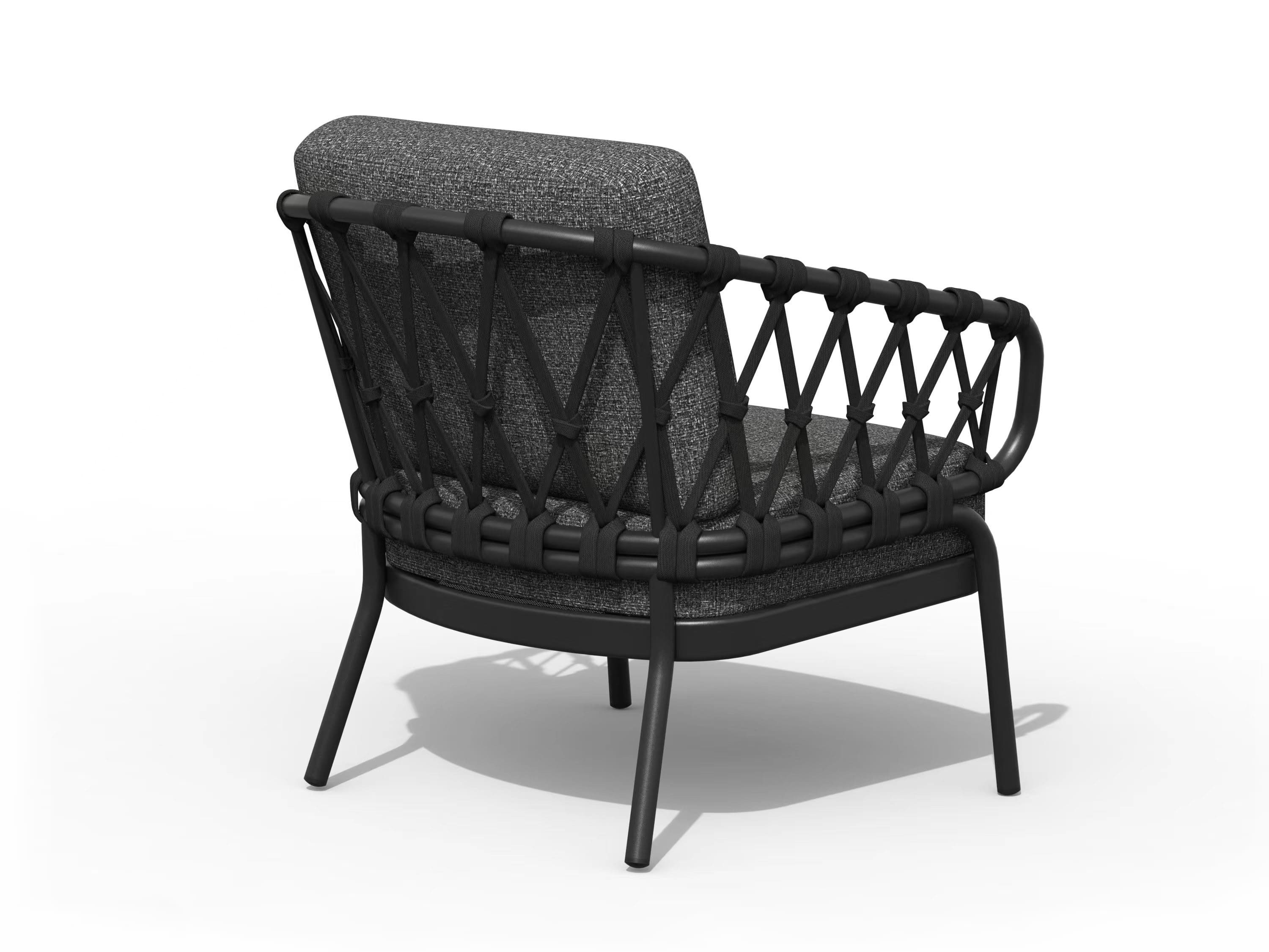 Tierra Outdoor Loungestoel Natal charcoal